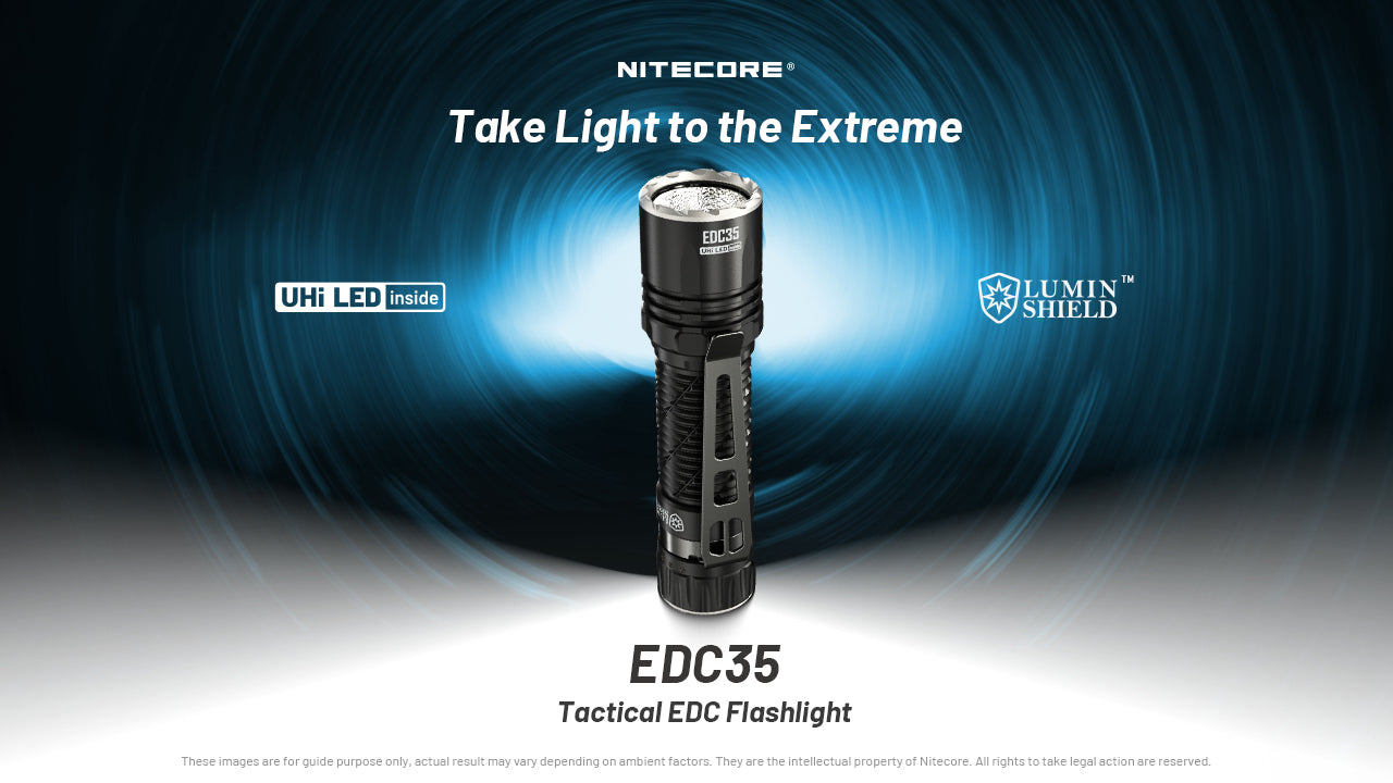 ΦΑΚΟΣ LED NITECORE EDC35, 5000Lumens, UHi LED