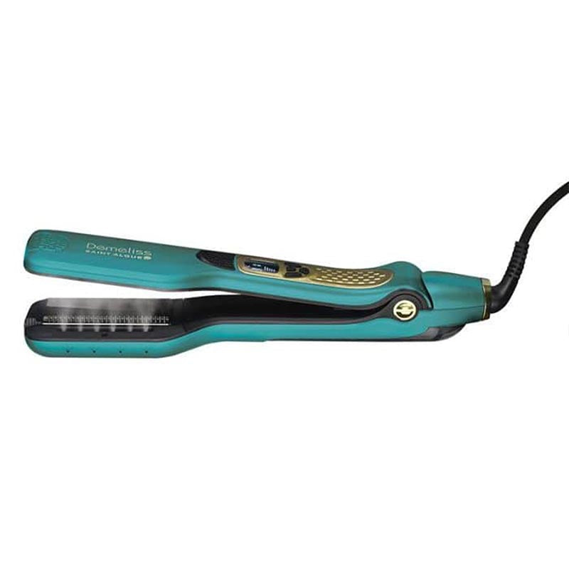 DEMELISS TITANIUM BLUE Chat Ψηφιακή Πρέσα Μαλλιών Με Ατμό & Πλάκες Τιτανίου 230˚C