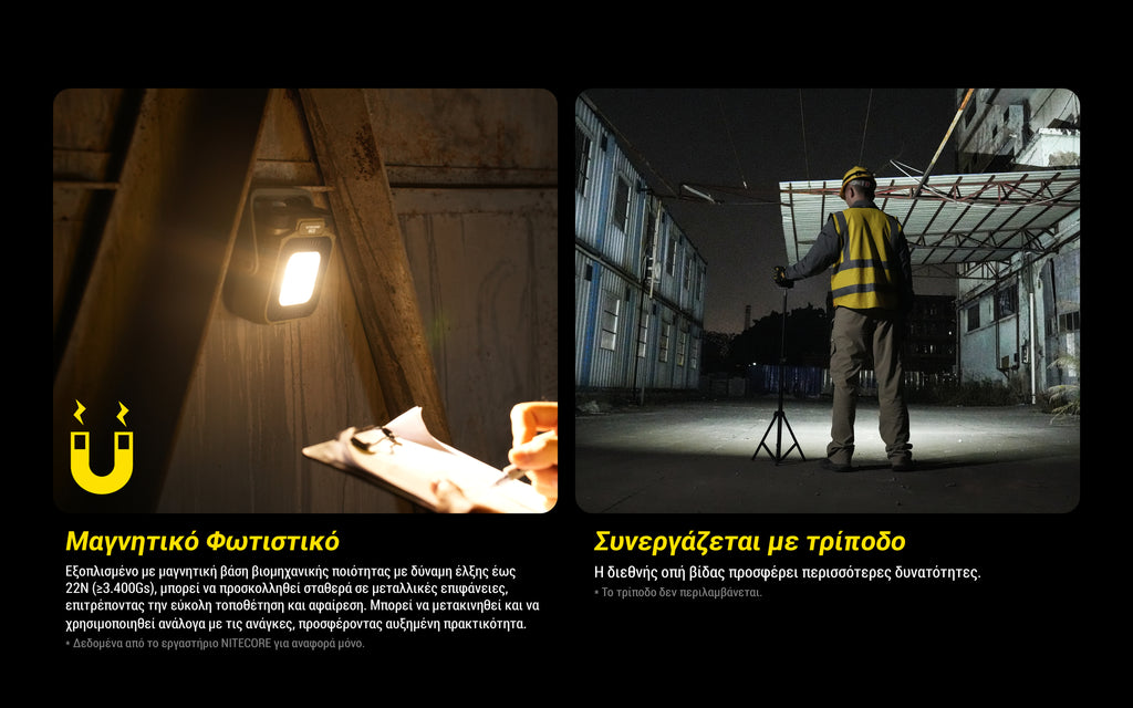 ΦΑΚΟΣ LED NITECORE Multifunctional 3-in-1 outdoor work light