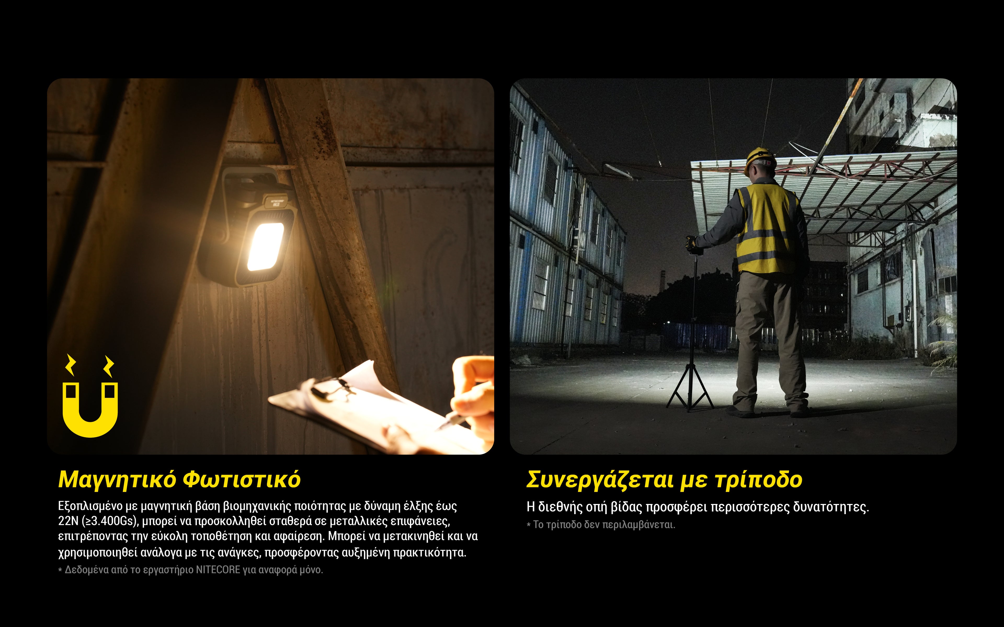 ΦΑΚΟΣ LED NITECORE Multifunctional 3-in-1 outdoor work light