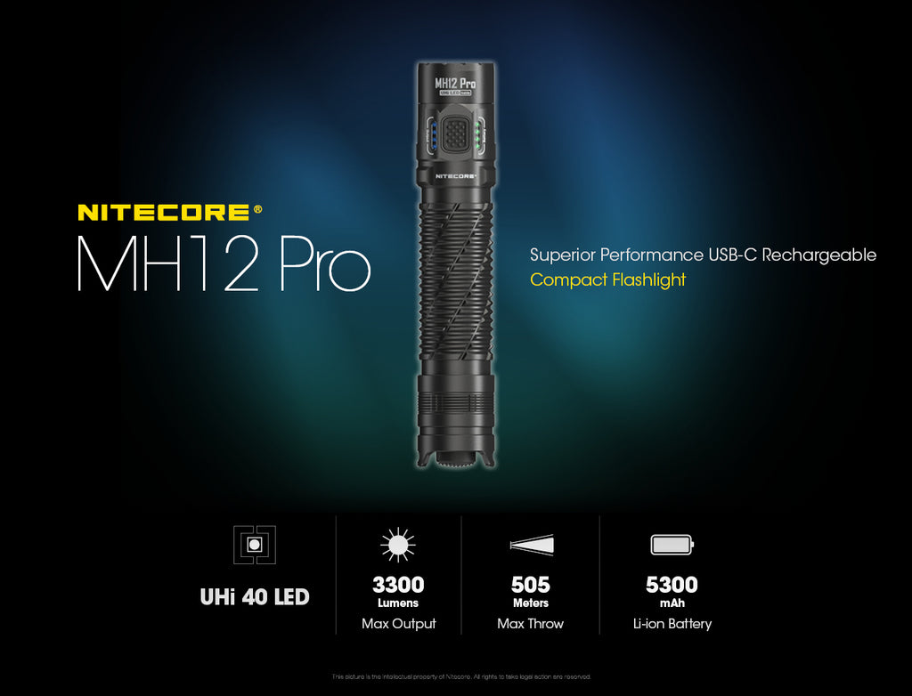 ΦΑΚΟΣ LED NITECORE MULTI TASK HYBRID MH12PRO