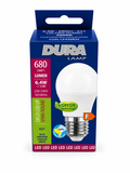 DURA LED E27 6,4W ΜΙΚΡΗ ΣΦΑΙΡΙΚΗ 4000K
