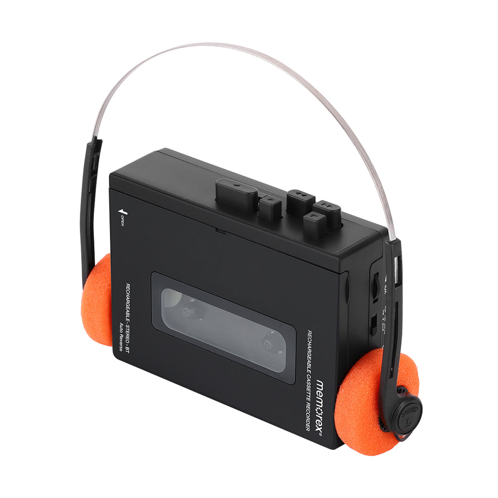 MEMOREX MX-WM88S-BK Chat Κασετόφωνο Φορητό Αυτόματη Περιστροφή