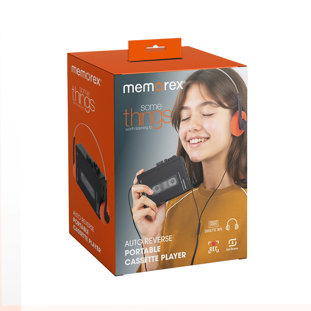 MEMOREX MX-WM88S-BK Chat Κασετόφωνο Φορητό Αυτόματη Περιστροφή