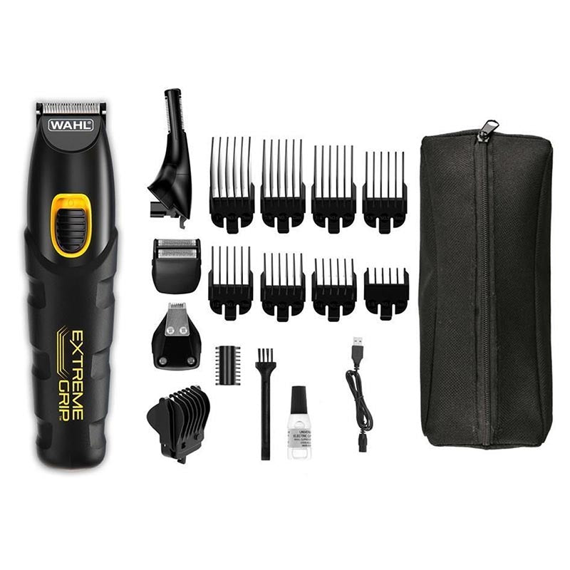 WAHL EXTREME GRIP ADVANCED Chat Επαναφορτιζόμενο Τρίμερ Προσώπου / Σώματος με 4 Κεφαλές