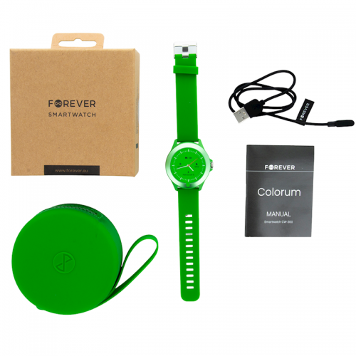 Smartwatch Forever Colorum CW-300 πράσινο
