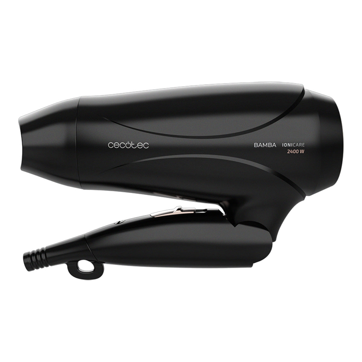 CECOTEC BAMBA IONICARE 5450 POWER&GO PRO FIRE 04209 Chat Πιστολάκι Μαλλιών Ταξιδιού 2400 W Με 1 Στόμιο & Φυσούνα