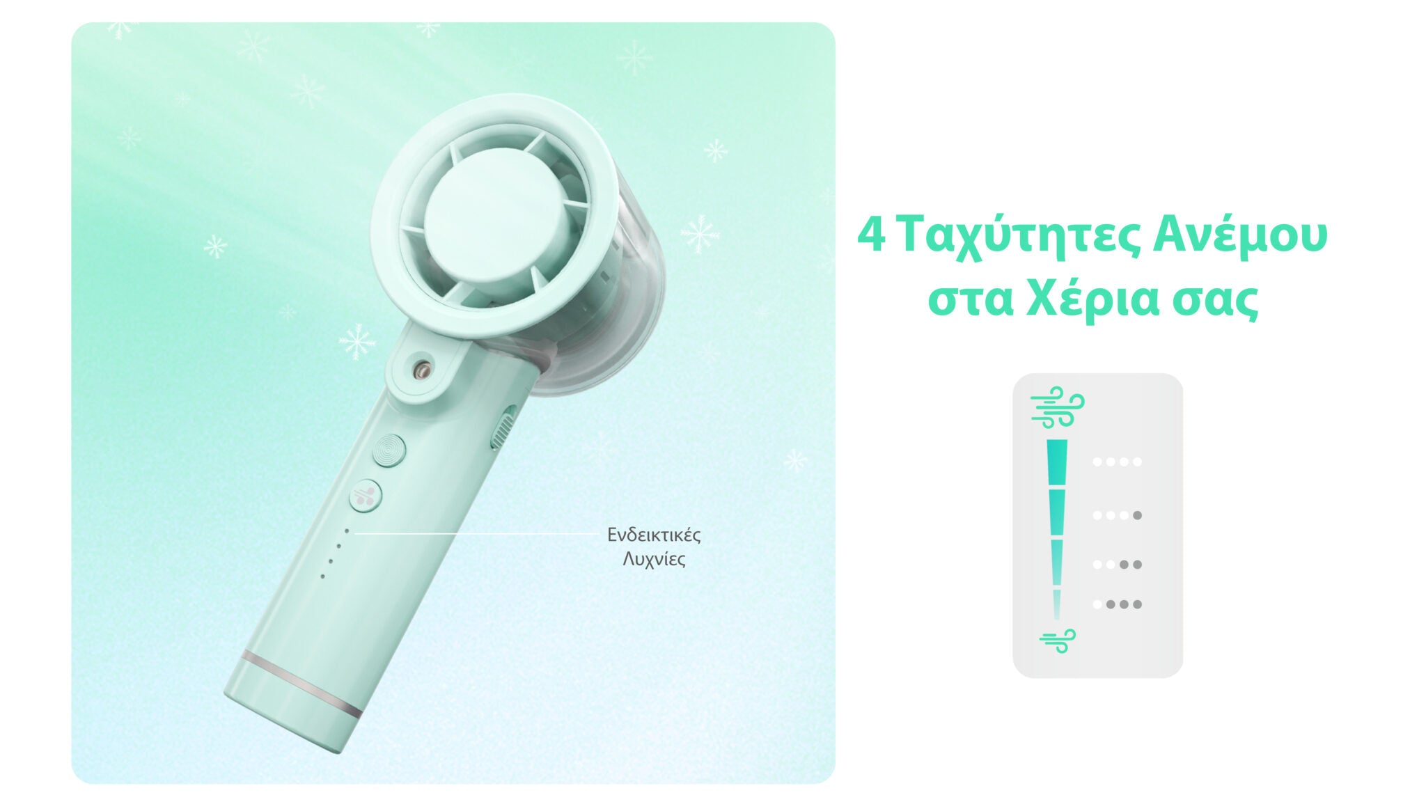 ΑΝΕΜΙΣΤΗΡΑΣ ΑΤΟΜΙΚΟΣ NITECORE izzCool 20, Green