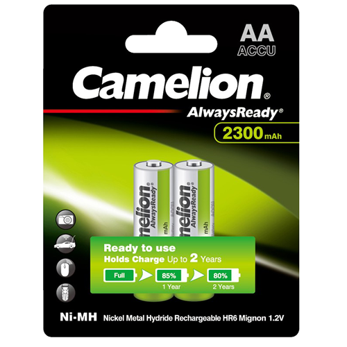 ΜΠΑΤΑΡΙΑ CAMELION ALWAYS READY AA ΕΠΑΝΑΦΟΡΤΙΖΟΜΕΝΕΣ