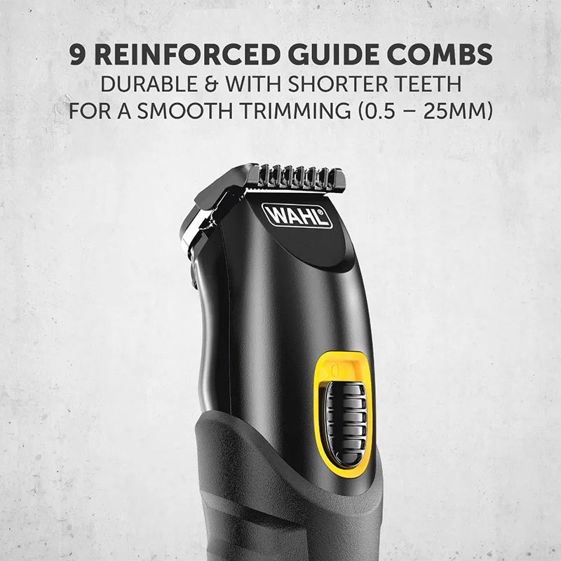 WAHL EXTREME GRIP ADVANCED Chat Επαναφορτιζόμενο Τρίμερ Προσώπου / Σώματος με 4 Κεφαλές