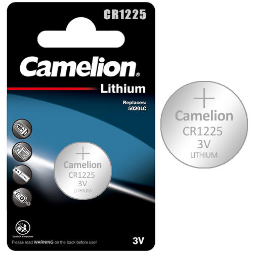 CR1225 ΜΠΑΤΑΡΙΑ CAMELION ΛΙΘΙΟΥ ΚΟΥΜΠΙ