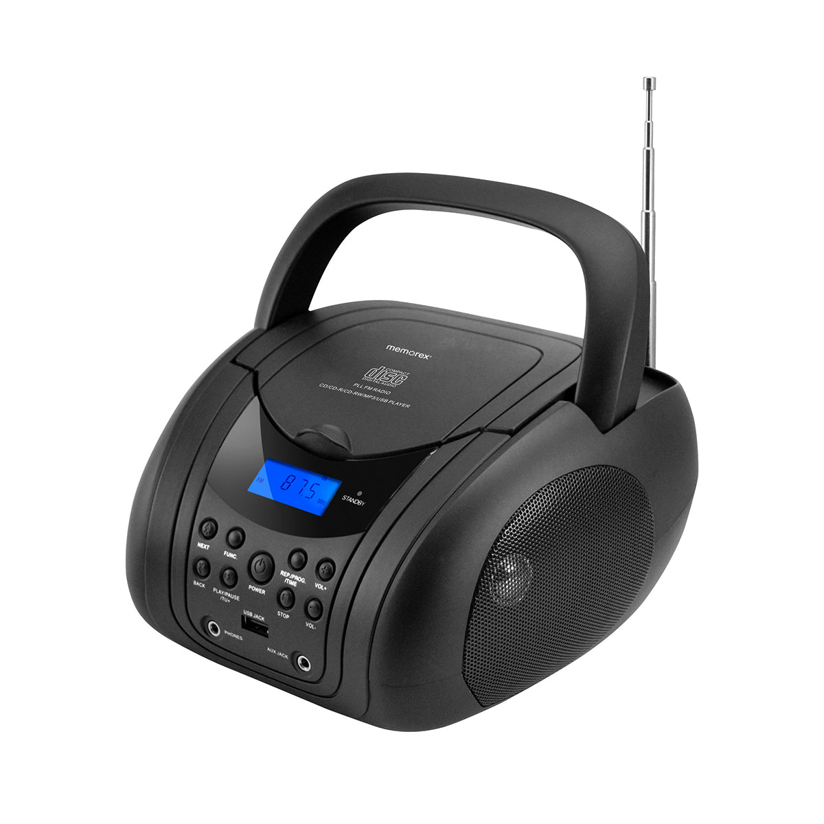 MEMOREX MX-BCD110 Chat CD Player & Ραδιόφωνο Φορητό Ψηφιακό