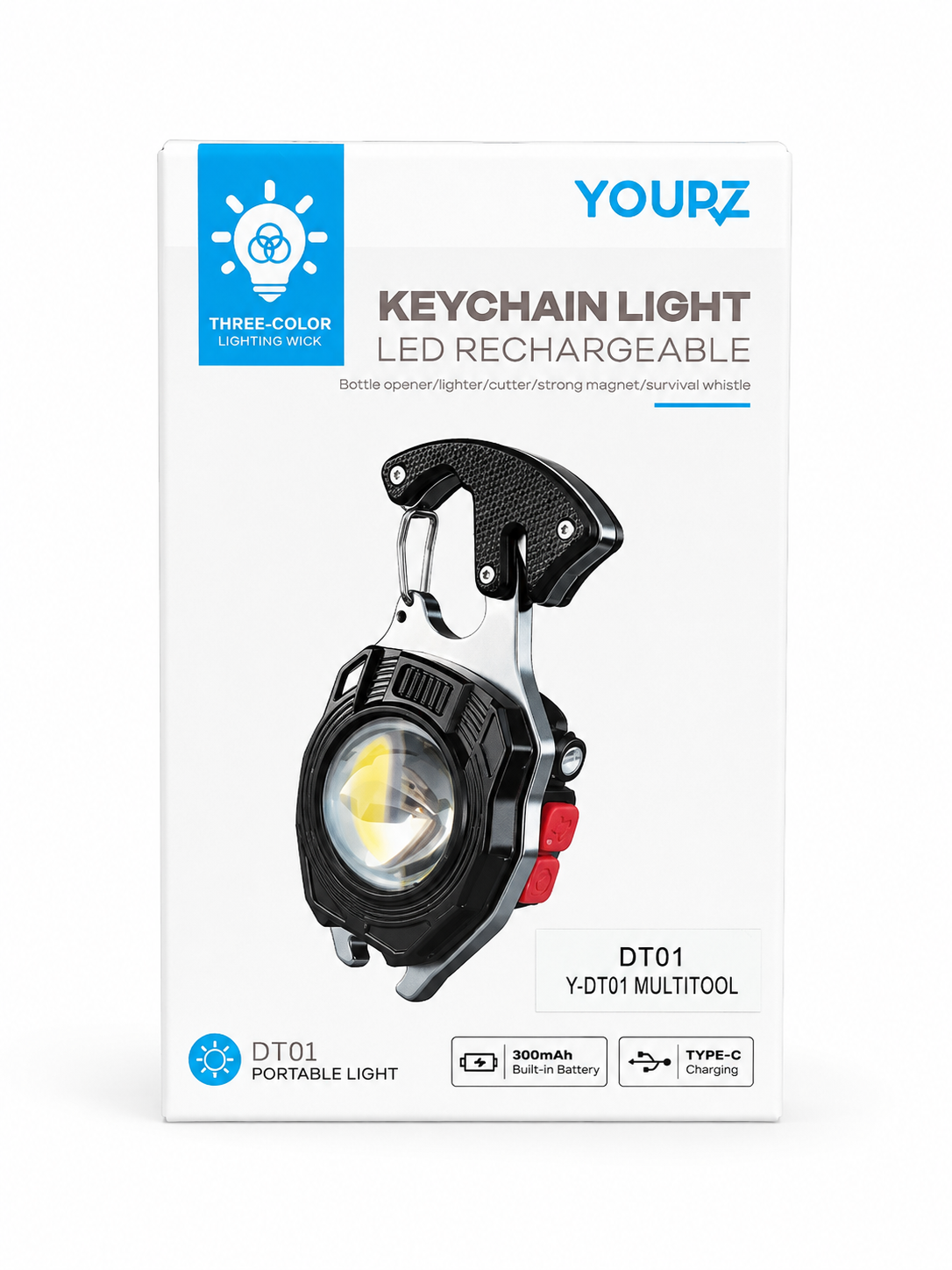 Keychain light led rechargeable