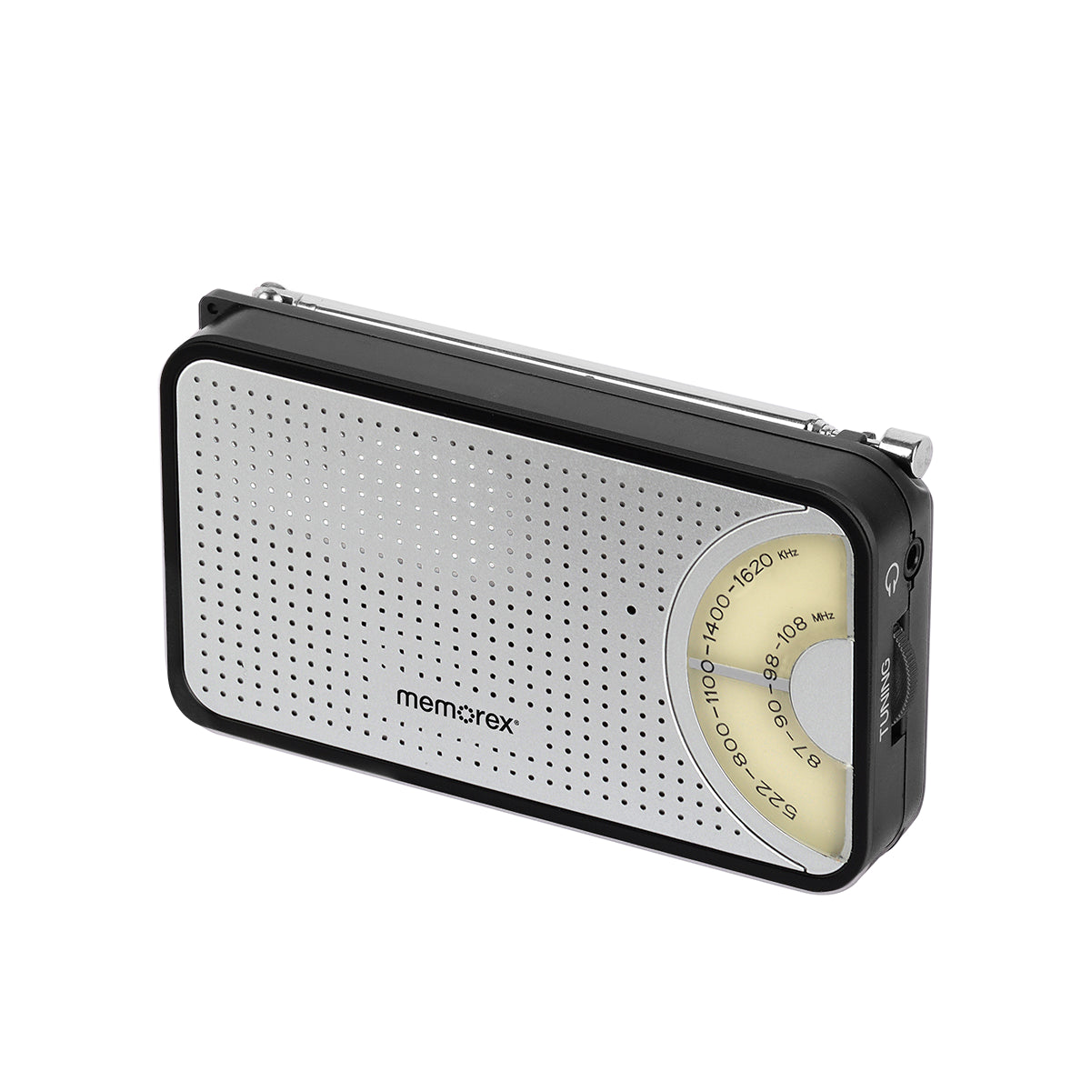 MEMOREX MX-PR1-SL Chat Φορητό Ραδιόφωνο Τσέπης AM/FM με In Ear Ακουστικά