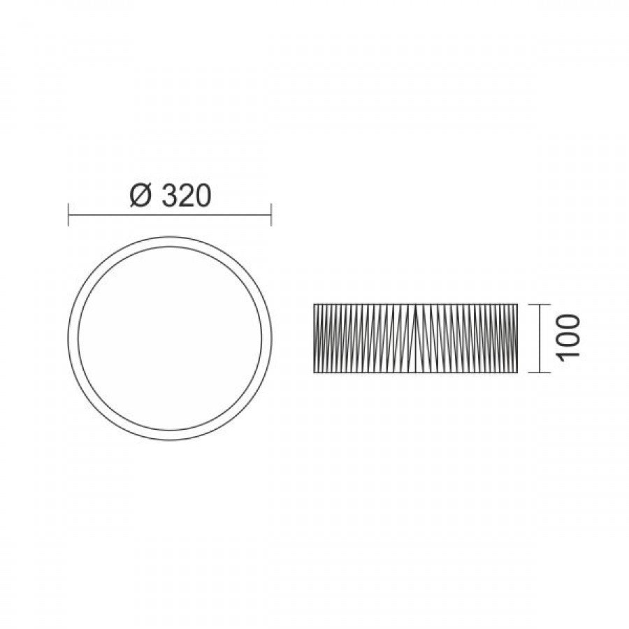 ΠΛΑΦΟΝΙΕΡΑ ΟΡΟΦΗΣ LED CCT 18W 3000K | 4000K | 6000K
